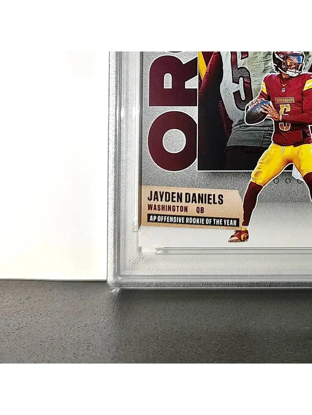 Jayden Daniels 2024 Panini NFL AP Offensive Rookie of the Year Commanders PSA 9